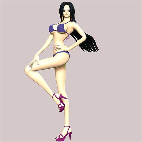 One Piece Boa Hancock Swimsuit 3d Model 3d Printable Cgtrader
