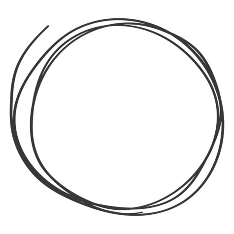 Hand drawn circle icon - Transparent PNG & SVG vector file png image