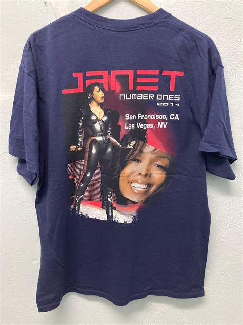 Vintage Janet Jackson T Shirt Size L Etsy