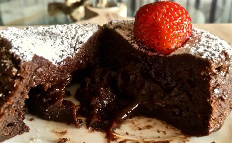 Lavakuchen Schokokuchen mit flüssigem Kern Omas Rezeptewelt