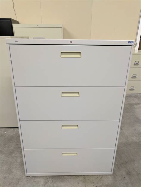 This is one way to the main benefit of these cabinets is that they make your documents easily accessible. Putty HON 4 Drawer Lateral File Cabinet | Madison Liquidators