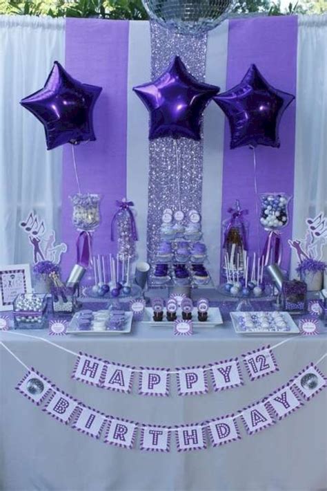 Purple Birthday Decorations Ideas Health