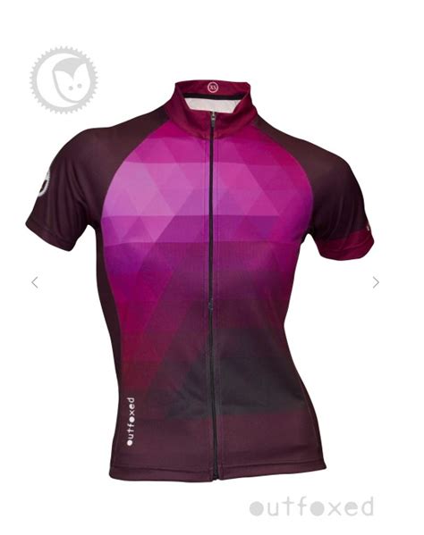 A Women S Purple And Black Cycling Jersey