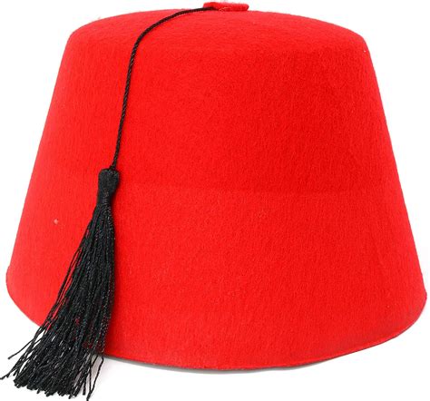 Buy Skeleteen Arabian Red Fez Hat Moroccan Costume Accessory Fez Hats