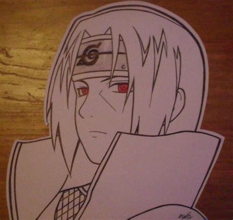 Itachi Sketch By Nocturnally Blessed On Deviantart Itachi Hero