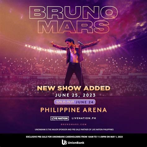 Bruno Mars Concert At The Philippine Arena Adds One More Day Hype Mania