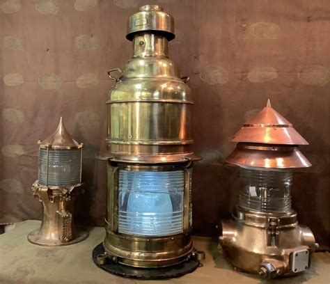Us Lighthouse Service Lens Lantern Fresnel Glass 1870s Antiques