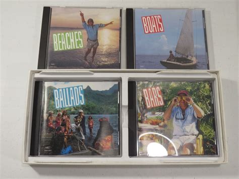 Jimmy Buffett Boats Beaches Bars And Ballads 1992 4 Cd Boxed Set 74 Songs Book 8811061326 Ebay
