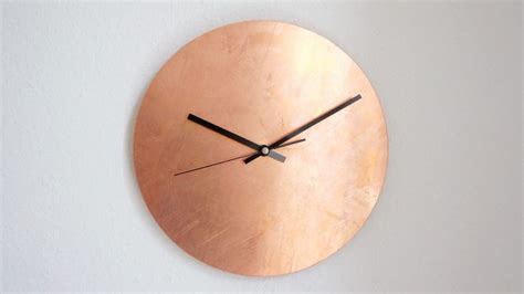 Shop Copper Raw Wall Clock On Crowdyhouse Small Wall Clock Kitchen