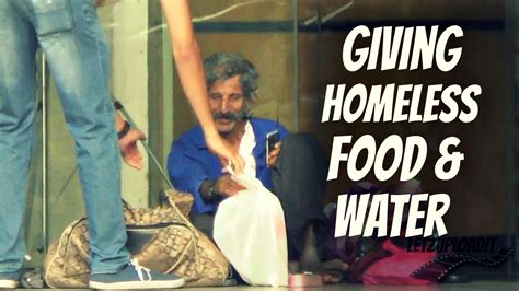 › hotel vouchers for homeless families near me. Giving food and water to homeless - Making people smile ...