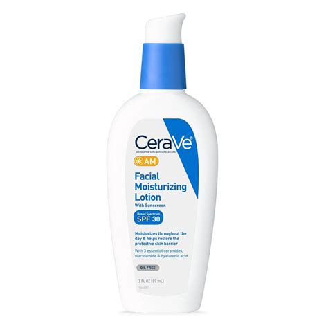 cerave am face moisturizer with broad spectrum protection spf 30 best drugstore sunscreens