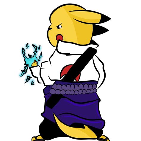 Artstation Pikachu X Sasuke