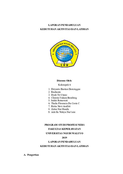 Latihan industri merupakan satu komponen utama dalam kurikulum pembelajaran politeknik kementerian pengajian terdapat tiga objektif utama laporan. Laporan Pendahuluan Aktivitas Dan Latihan - Eva