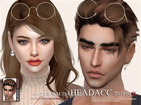 Headacc 201910 B By S Club From Tsr For The Sims 4 Spring4sims Sims