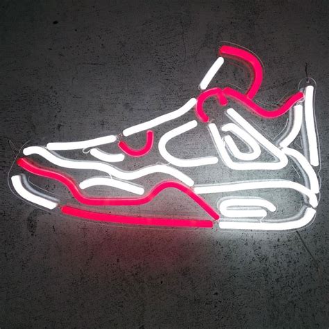 Air Jordan 4 Maxi Size Sneakers Led La Maison Du Neon