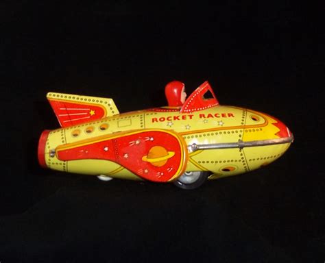 Rocket Racer Tin Toy 1930s