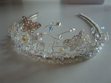 Butterfly Tiara Crystal Design Tiara Crown Jewelry