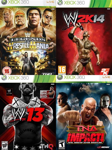 Dar Games 9 Wrestling Games On Xbox 360