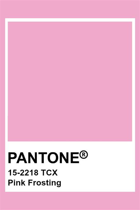 Pantone 15 2218 Tcx Pink Frosting Pantone Color Pink Pantone