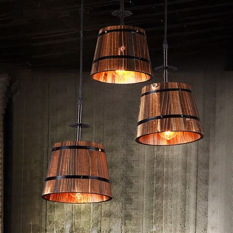 Shop wayfair for the best indoor lantern light fixture. Vintage wooden pendants lights and Three lamps kitchen ...