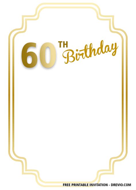 Free Printable 90th Birthday Invitation Templates Drevio