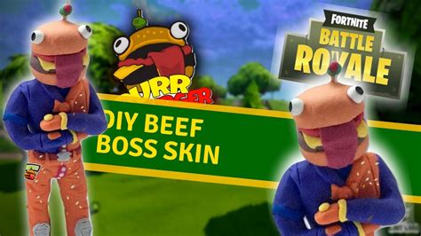 Diy Beef Boss Skin From Fortnite Clay Tutorial Youtube