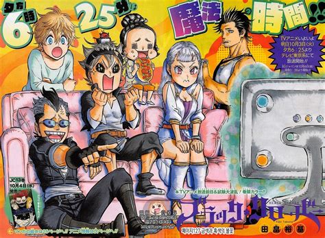 Moetron News Black Clover New Manga Color Spread From Jump