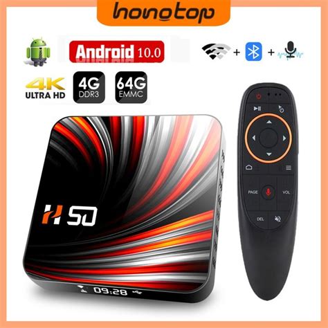 Hongtop H50 Global Version Tv Box 4k Ultra Hd Play Store Smart Tv Box