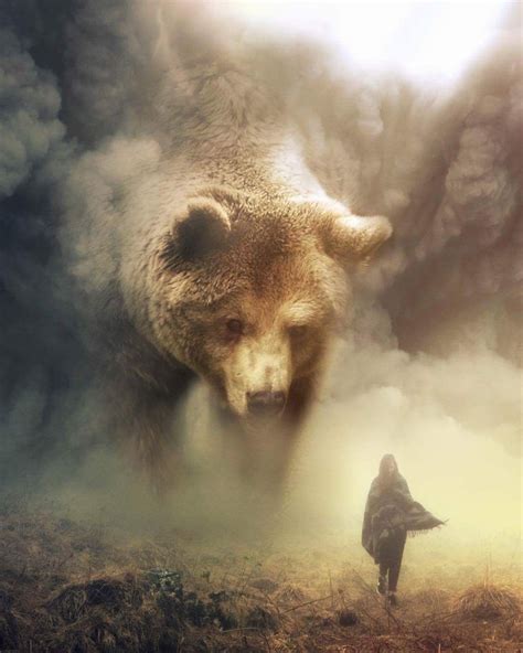 Pin By Jo Lewis On Awesome Art Giant Animals Bear Art Spirit Bear