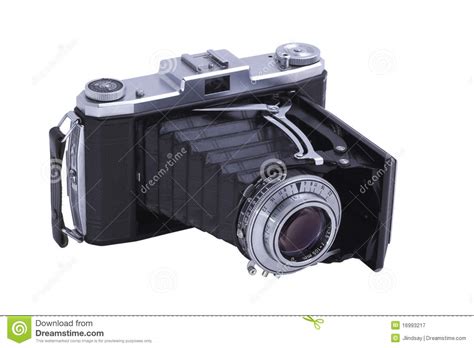 Folding Camera Isolated Stock Image Image Of Macro 16993217