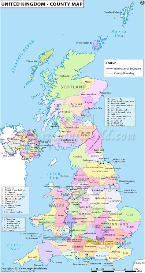 Uk Counties Map Map Of Counties In Uk England Map County Map