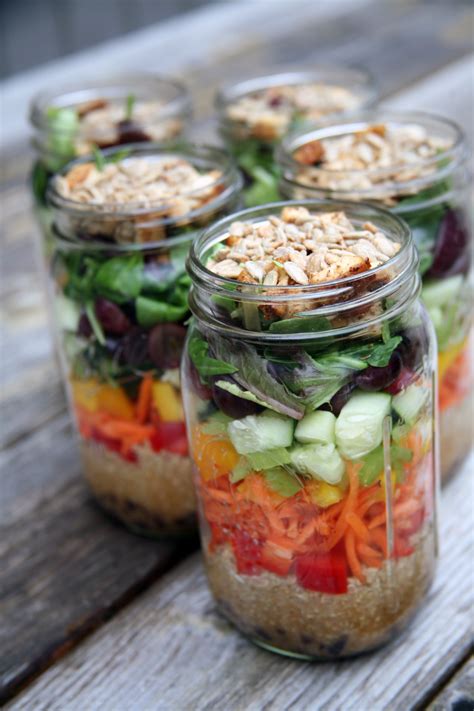 How To Make A Week Of Mason Jar Salads Popsugar Fitness