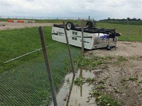 A tornado has caused damaged in east london (image: Tornado touched down Wednesday in Lucan: Environment Canada | CTV News