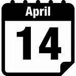 Calendar April Icon Icons Vector Symbol Transparent