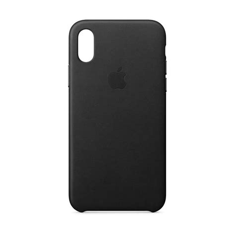 Apple Leather Case For Iphone X Black