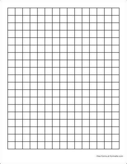 Grid Paper 1 Inch Squares Printable