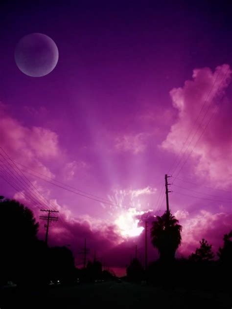 63 Best Purple Sunsets Images On Pinterest Nature