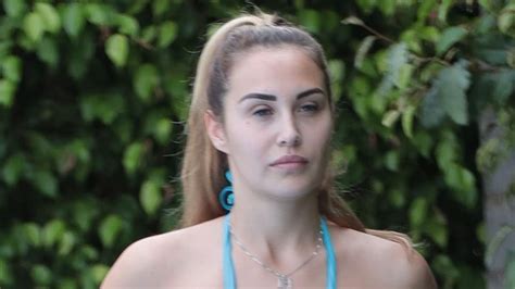 chloe goodman wears cut out blue bikini in portugal after undergoing corrective surgery to fix