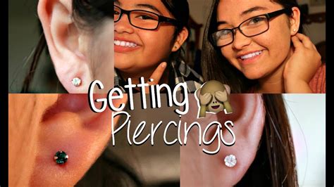 Getting Our Ears Pierced Lylas Birthday Vlog Youtube