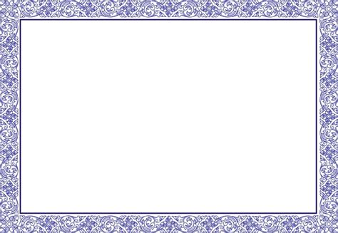 Free Printable Certificate Border Templates