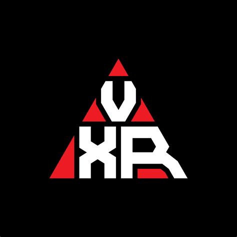 Diseño De Logotipo De Letra Triangular Vxr Con Forma De Triángulo