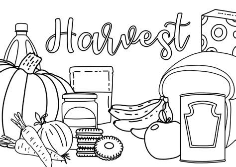 Harvest Event And Colouring Sheet Horndean Baptist Church