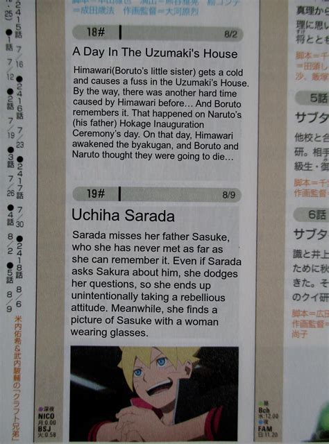 Boruto Episode 19 Uchiha Sarada New Summary Translation Rnaruto