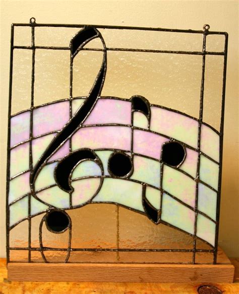 Original Panel I Made For My Musical Cousin Stained Glass Paint Celtic Stained Glass Stained