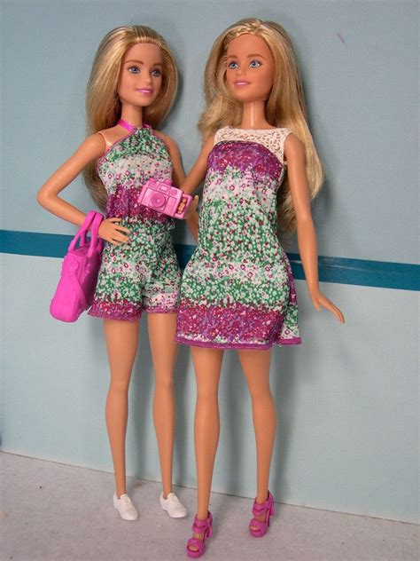 Barbie Camping And Chase Redressed As Twins Two Redress Chase Twins Barbie Camping Summer