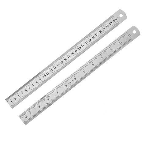 Buy 12 Inch Ruler Pack With Eraser Stainless Ruler Metal Ruler