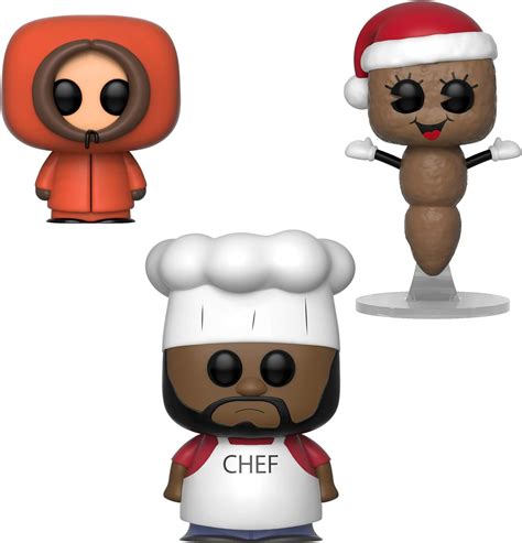 Funko Tv Pop South Park Collectors Set Chef Kenny Mr Hankey Toys And Games
