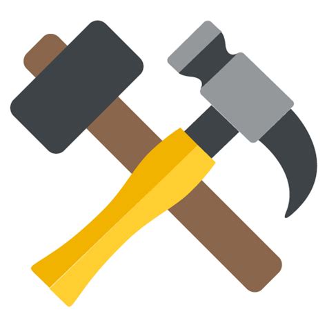 Hammer Emoji For Facebook Email And Sms Id 11879 Uk