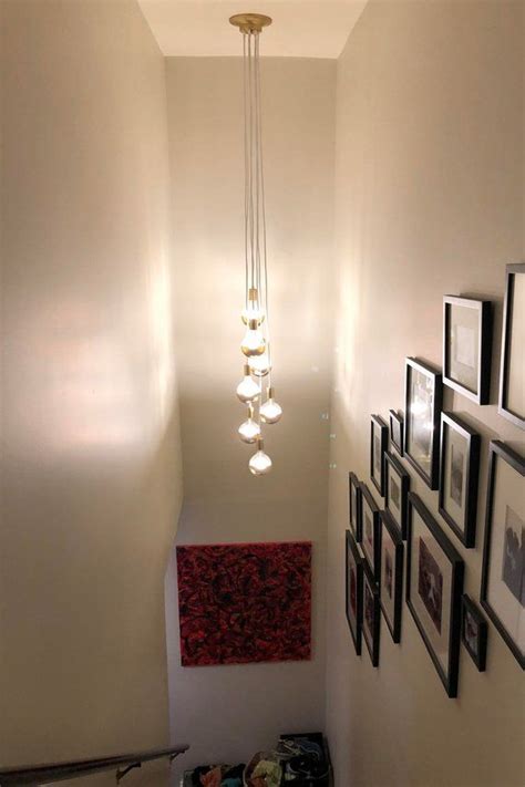Guaranteed low prices on modern lighting, fans, furniture and decor + free shipping on orders over $75!. Foyer Chandelier - Custom Long Pendant Lights - Multi 9 ...
