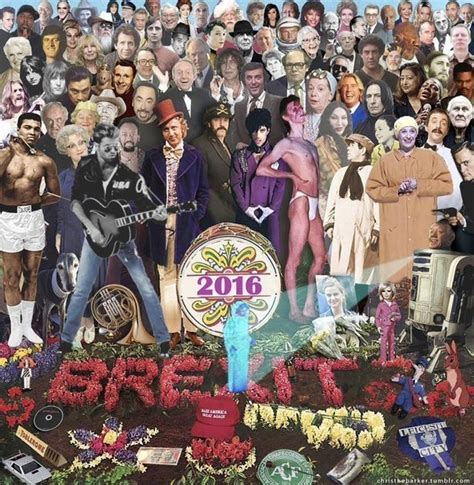 Artist Creates Incredibly Detailed Tribute To 2016s Celebrity Deaths